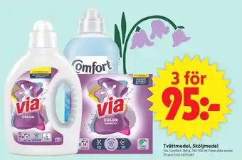 ICA Supermarket Tvättmedel, sköljmedel erbjuda