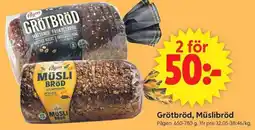 ICA Supermarket PÅGEN Grötbröd, müslibröd erbjuda