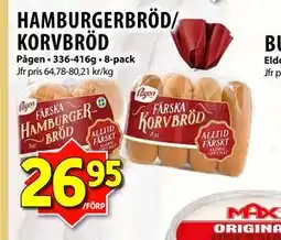 Matvärlden Tensta HAMBURGERBRÖD/ KORVBRÖD erbjuda