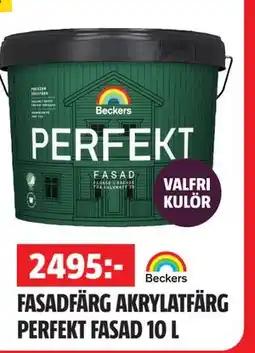 Bauhaus FASADFÄRG AKRYLATFÄRG PERFEKT FASAD 10 L erbjuda