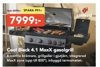 Cool Black 4.1 Maxx gasolgrill