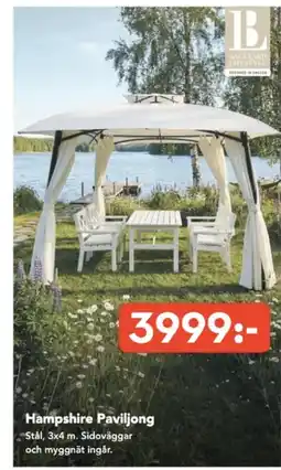 Bo Ohlsson Hampshire Paviljong erbjuda