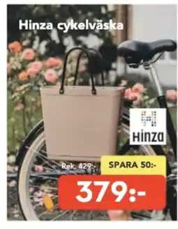 Bo Ohlsson Hinza cykelväska erbjuda