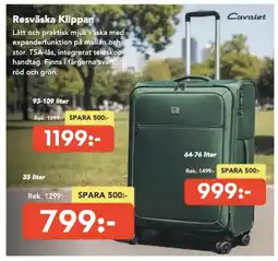 Bo Ohlsson Resväska Klippan erbjuda