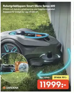 Bo Ohlsson Robotgräsklippare Smart Sileno Sense 600 erbjuda