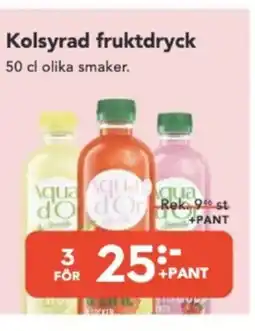 Bo Ohlsson Kolsyrad fruktdryck erbjuda