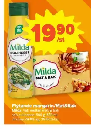 Stora Coop Flytande margarin/Mat&Bak erbjuda