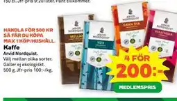 Stora Coop Kaffe, Medlemspris erbjuda