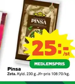 Stora Coop Pinsa, Medlemspris erbjuda