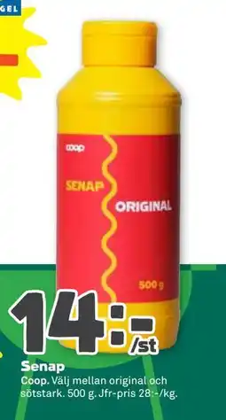 Stora Coop Senap erbjuda