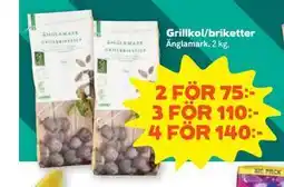 Stora Coop Grillkol/briketter erbjuda