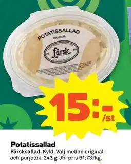Stora Coop Potatissallad erbjuda