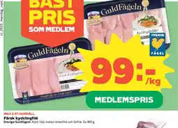 Coop Färsk kycklingfilé erbjuda