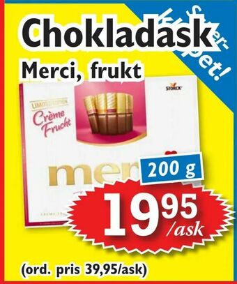 T-jarlen Chokladask erbjuda
