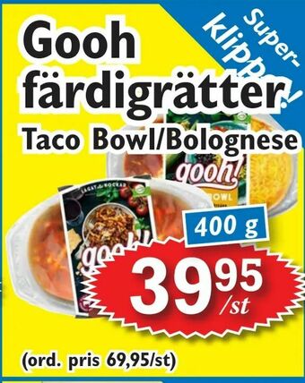 Gooh färdigrätter