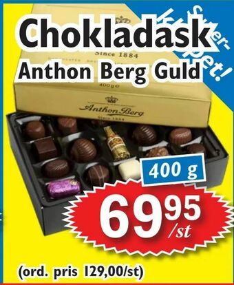T-jarlen Chokladask erbjuda