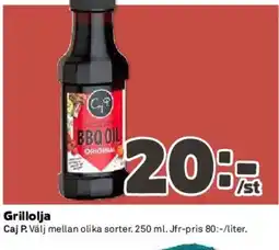 Coop Caj P. Grillolja erbjuda