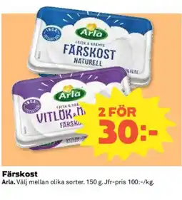 Coop Arla Färskost erbjuda