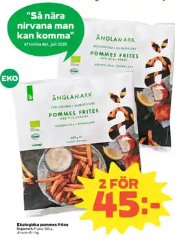 Coop Ekologiska pommes frites erbjuda