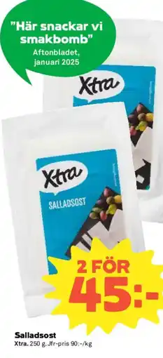 Coop Xtra Salladsost erbjuda