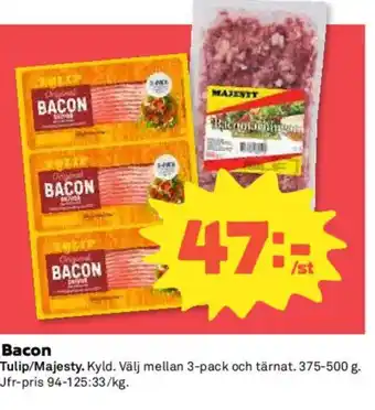 Coop Tulip/Majesty Bacon erbjuda