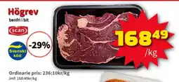 Extra Mjällby Stormarknad Högrev erbjuda