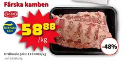 Extra Mjällby Stormarknad Färska kamben erbjuda
