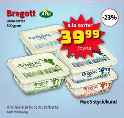 Extra Mjällby Stormarknad Arla Bregott erbjuda