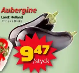Extra Mjällby Stormarknad Aubergine erbjuda