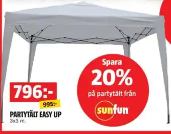 Partytält easy up