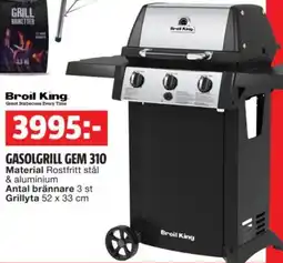 Bauhaus Gasolgrill gem 310 erbjuda