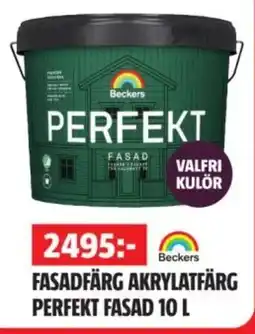 Bauhaus Fasadfärg akrylatfärg Perfekt fasad erbjuda