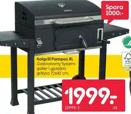 Rusta Kolgrill Pampas XL erbjuda
