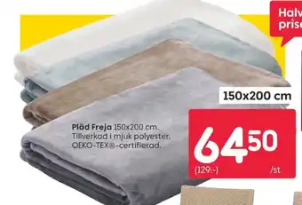 Rusta Pläd Freja erbjuda