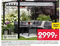 Rusta Pergola Rhodos erbjuda