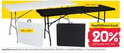 Rusta Hopfällbara bord erbjuda