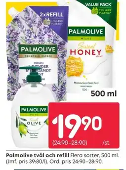 Rusta Palmolive tvål och refill erbjuda
