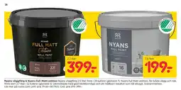 Rusta Nyans väggfärg & Nyans Full-Matt edition erbjuda