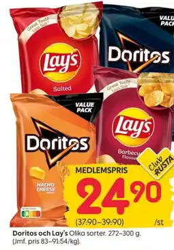 Rusta Doritos och Lay's erbjuda