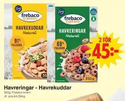 Matöppet Havreringar - Havrekuddar erbjuda