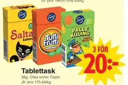 Matöppet Tablettask erbjuda