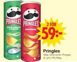 Matöppet Pringles erbjuda