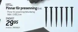thansen Pinnar för presenning erbjuda