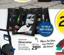 thansen Våtservetter erbjuda