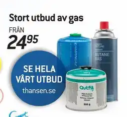 thansen Stort utbud av gas erbjuda