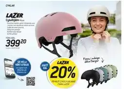 thansen 20% PÅ MAZE CYKELHJÄLMAR FRÅN LAZER erbjuda