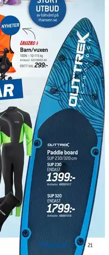 thansen Paddle board erbjuda