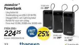 thansen Powerbank erbjuda