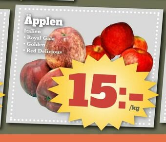 Bonum Matmarknad Äpplen erbjuda
