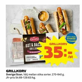 Coop Extra Grillkorv erbjuda